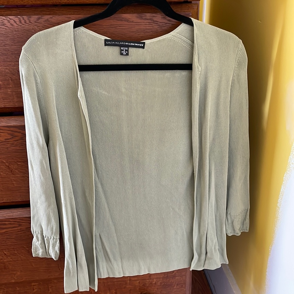 Linda allard ellen Tracy cardigan